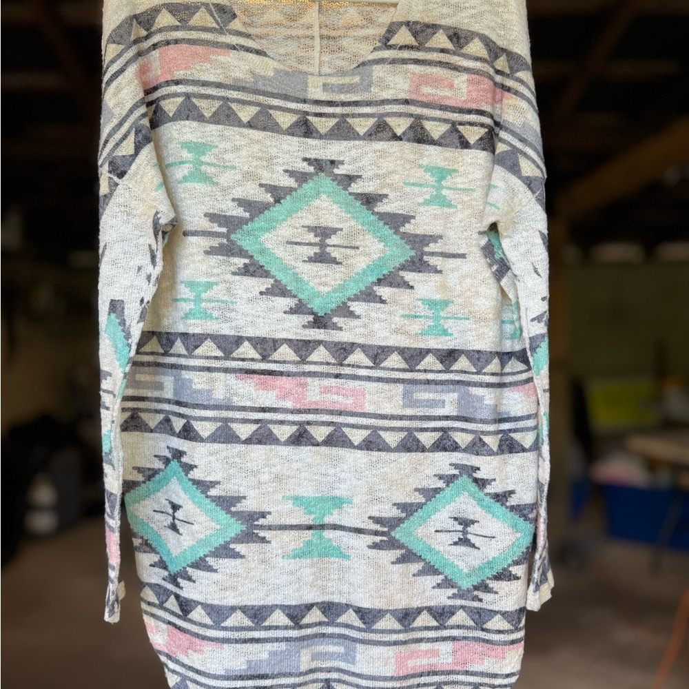 Aztec Print Pattern Sweater